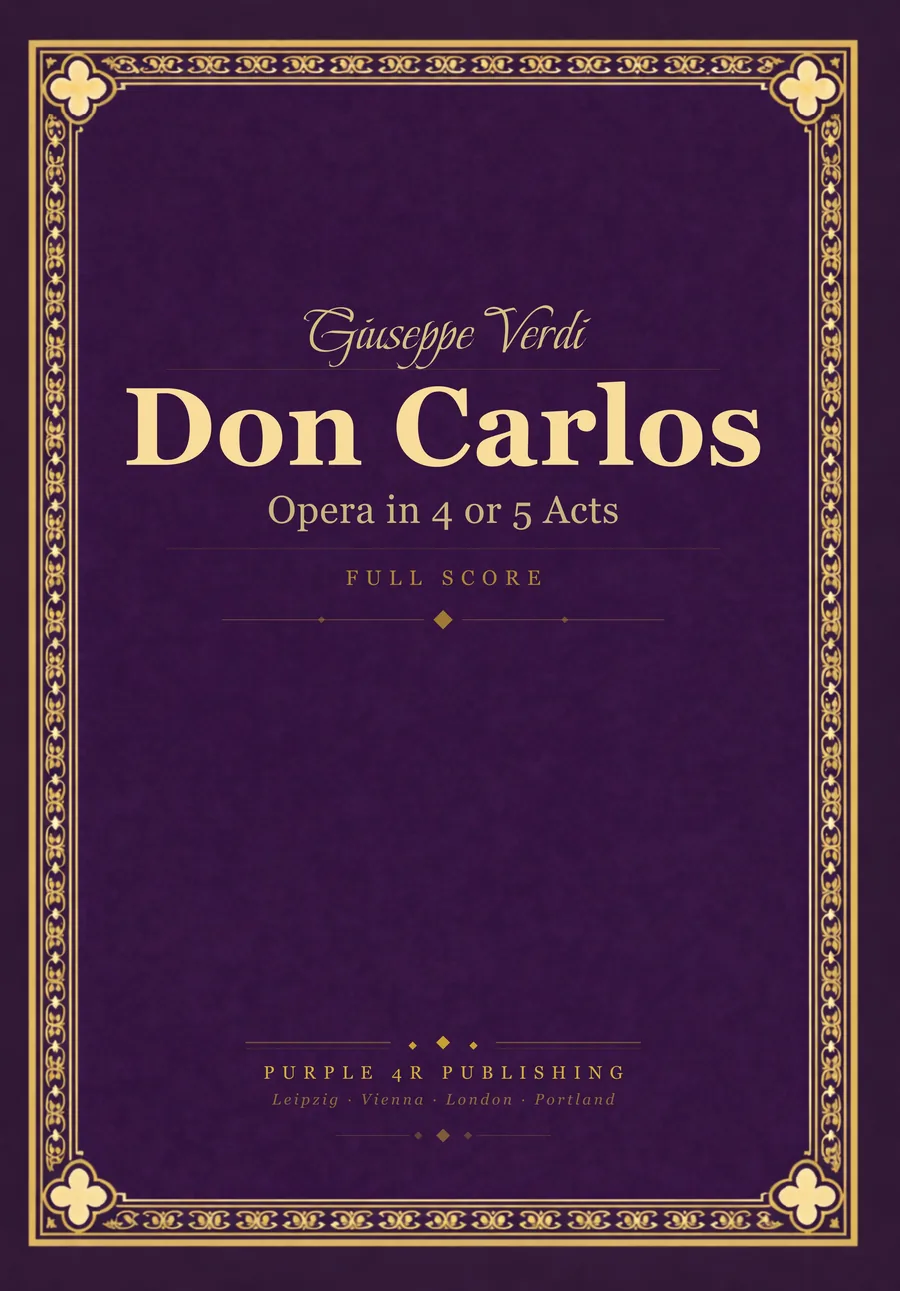 Cover of Giuseppe Verdi — Don Carlos