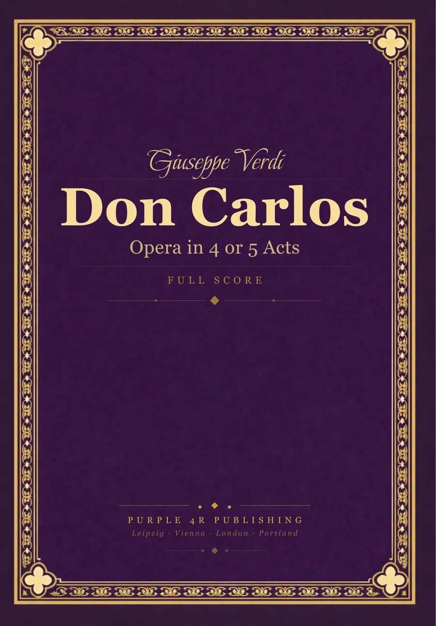 Cover of Giuseppe Verdi — Don Carlos