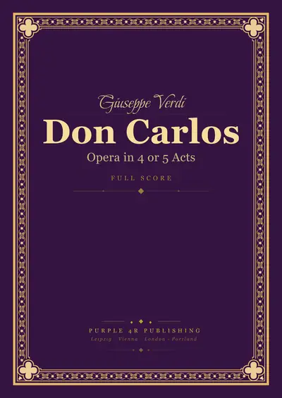 Cover of Giuseppe Verdi — Don Carlos