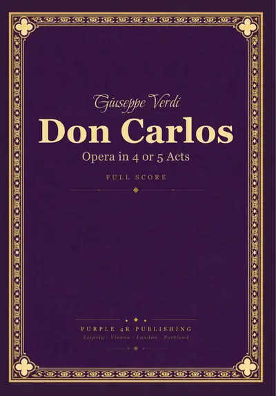 Cover of Giuseppe Verdi — Don Carlos
