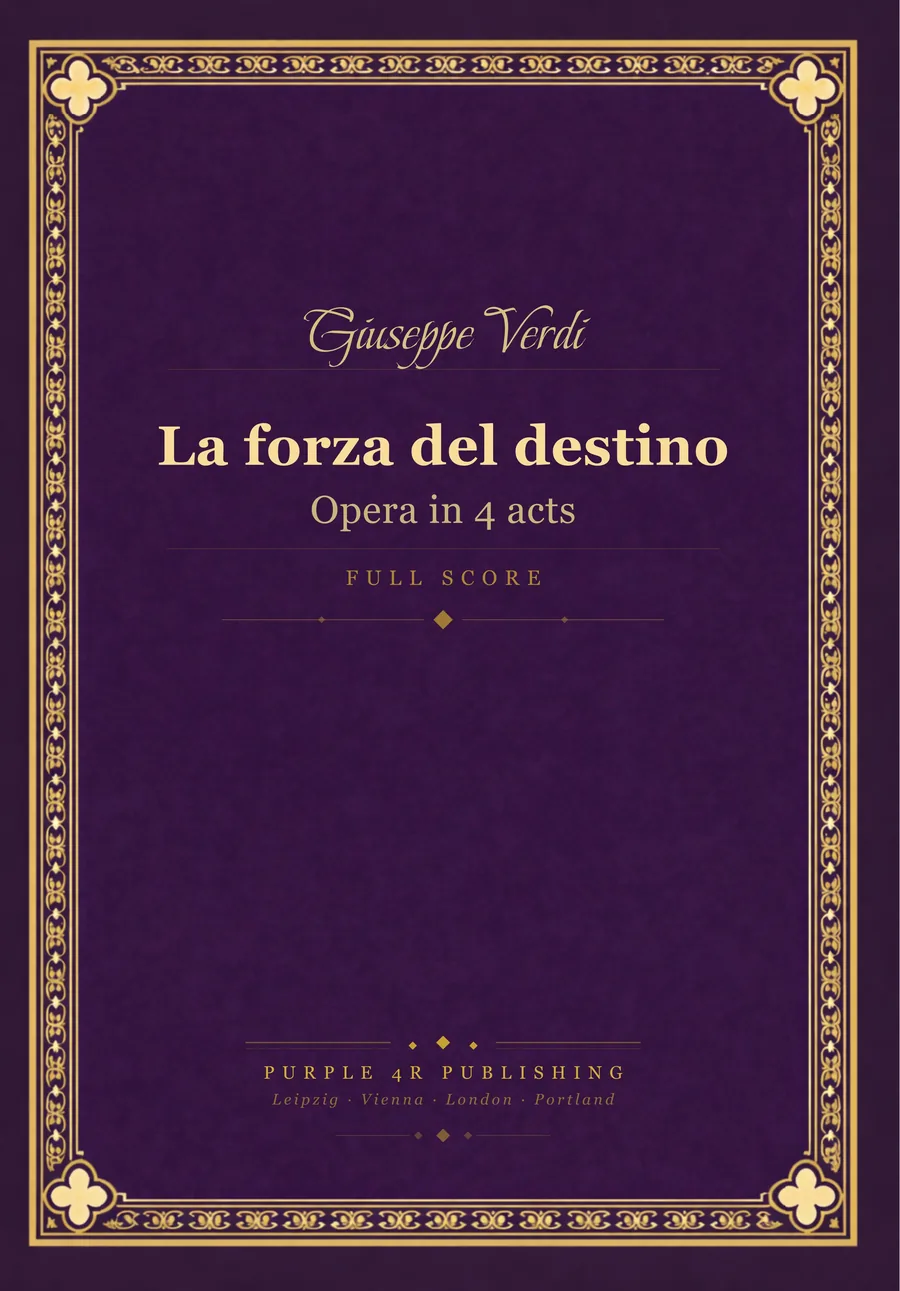 Cover of Giuseppe Verdi — La forza del destino