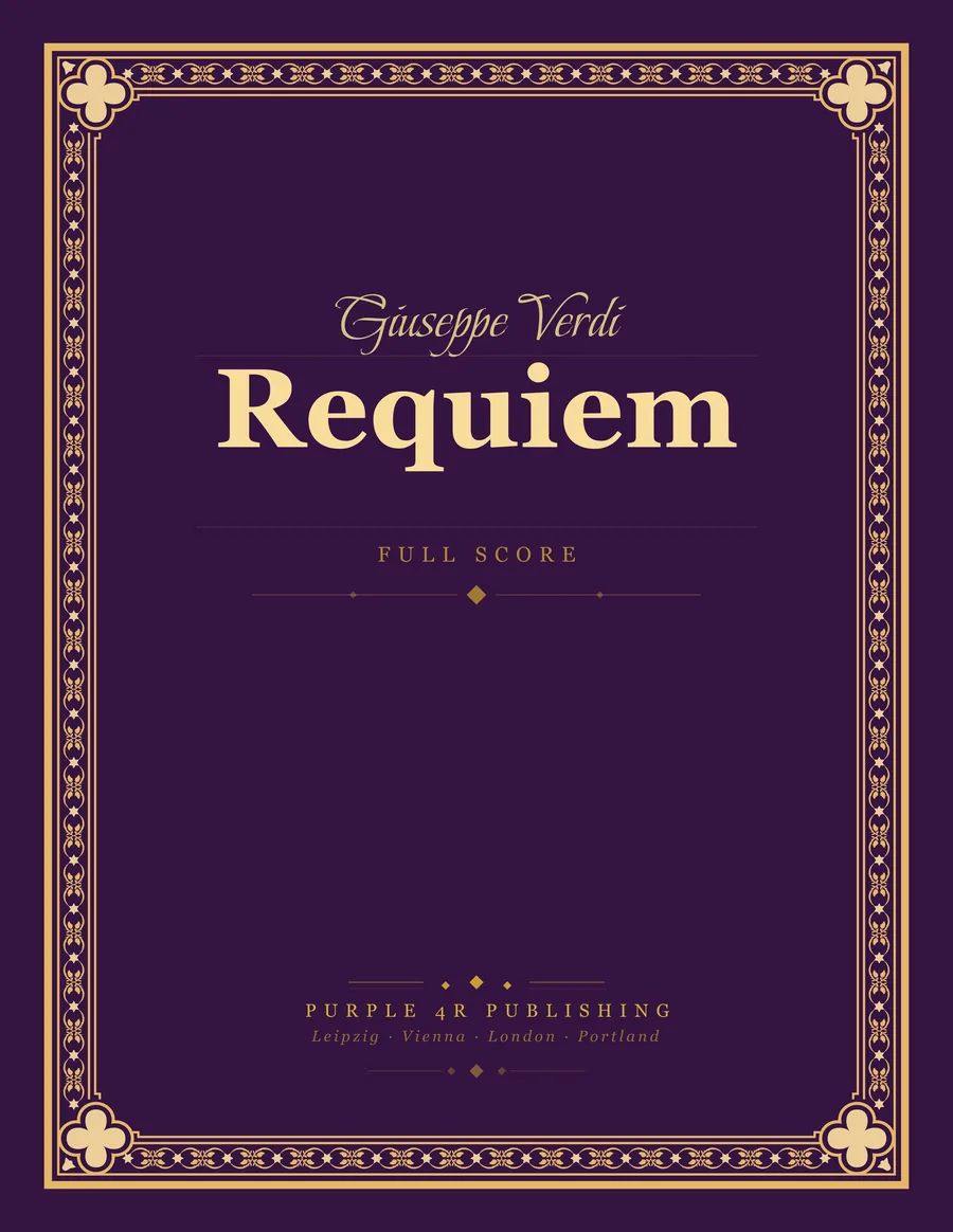 Cover of Giuseppe Verdi — Requiem