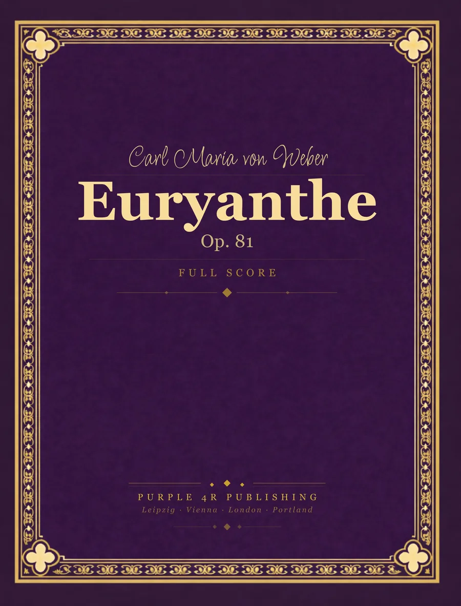 Cover of Carl Maria von Weber — Euryanthe